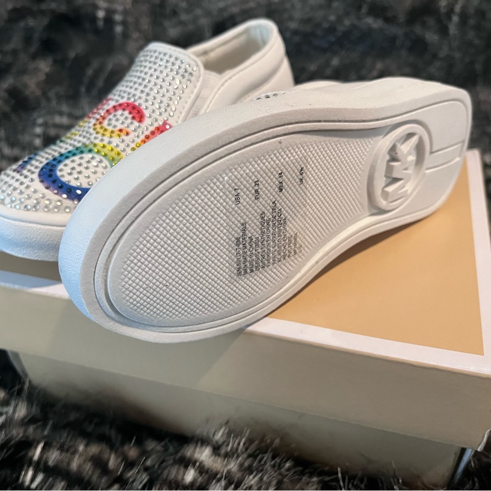 Michael Kors Girls Jem Split Sneakers - Picture 5 of 6